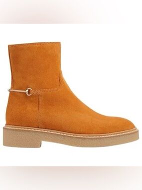 Brand new Gucci  BOOTS HORSEBIT ANKLE BOOTIES BROWN SUEDE  sz 39 41 us 9 & 11